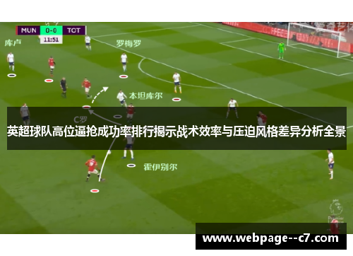 英超球队高位逼抢成功率排行揭示战术效率与压迫风格差异分析全景